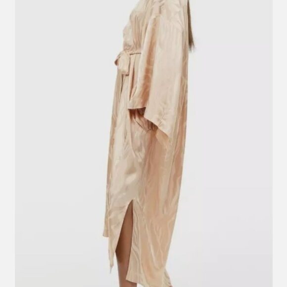 Limited edition! Cream off white kimono kaftan dress - Picture 2 of 3